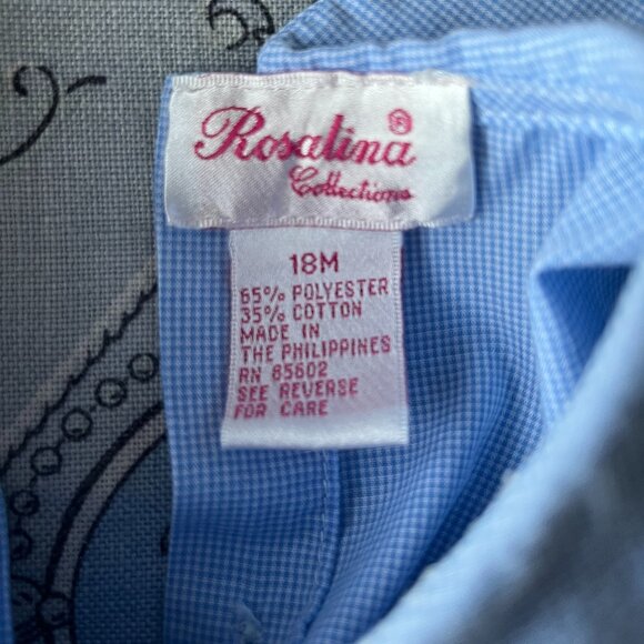 Rosalina Collections giraffe & flower smocked bubble girl’s size 18 months - Picture 7 of 8